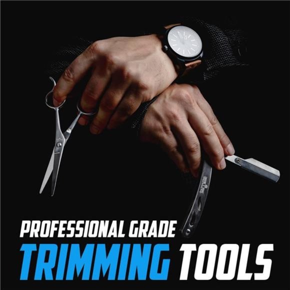 Straight Razor, Complete Straight Razors for Men Kit with 50 Single Blade Razors - Picture 5 of 7